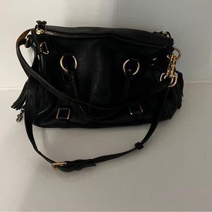 Dooney & Bourke black satchel bag